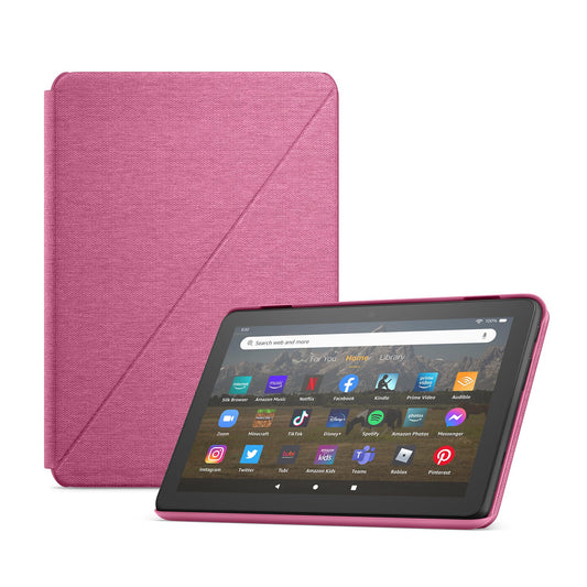 Amazon Fire HD 8 Tablet (32GB Hibiscus) + Standing Cover (Hibiscus)
