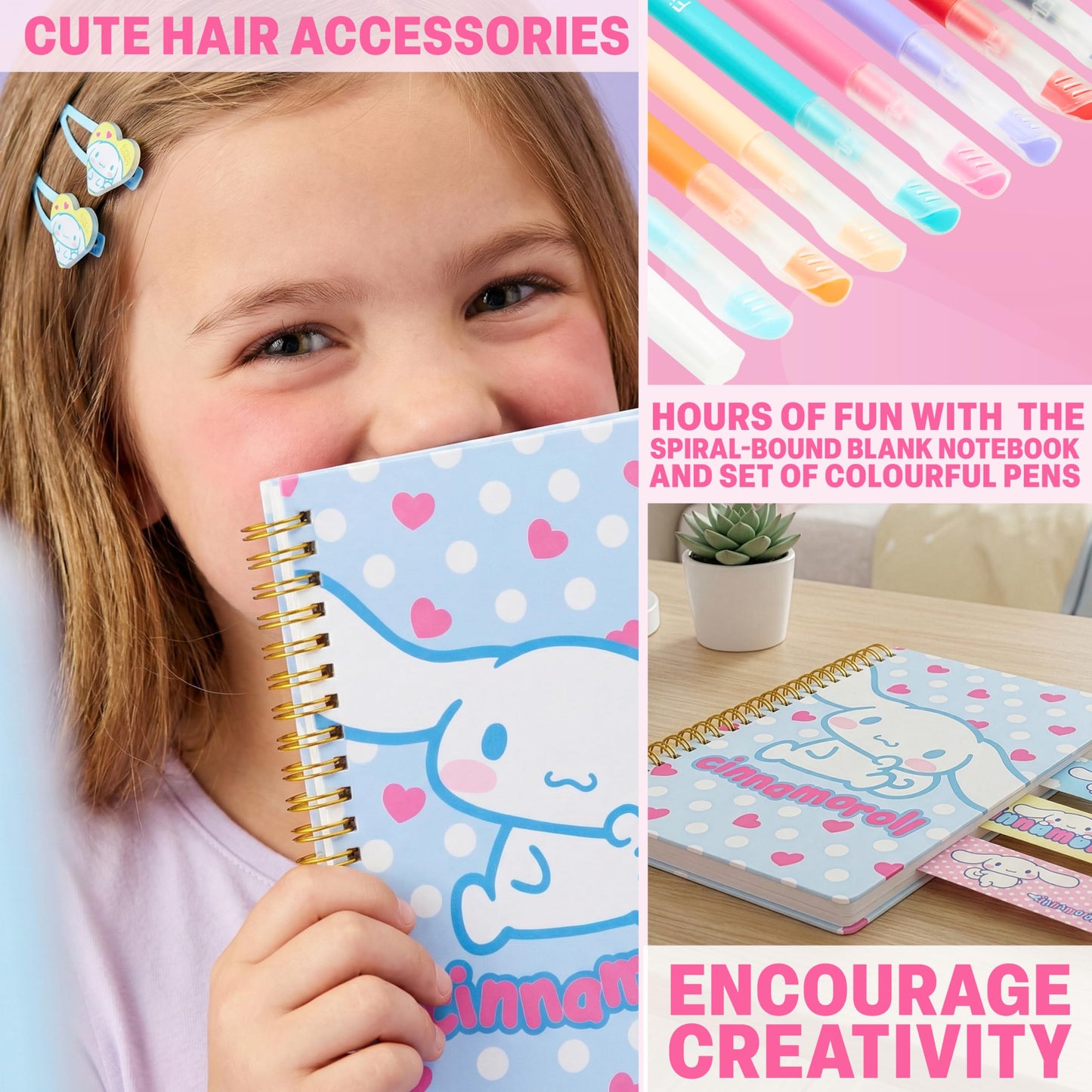 Hello Kitty Cinnamoroll Notebook (Blue Cinnamoroll)