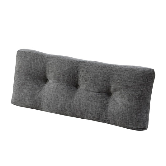 downluxe Indoor Bench Cushion for Indoor Furniture, Non-Slip Tufted Overstuffed Textured Foam Bench Seat Cushion, 36" X 14" X 4", Dark Grey, 1 Pack