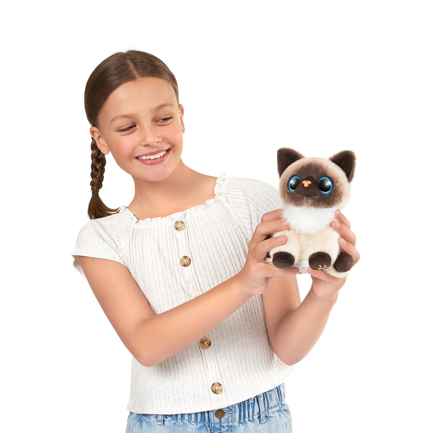Pets Alive Smitten Kittens Surprise (Tabby Cat Ginger) by ZURU Nurture Play Soft Toy Unboxing Adopt Interactive 10 Sounds