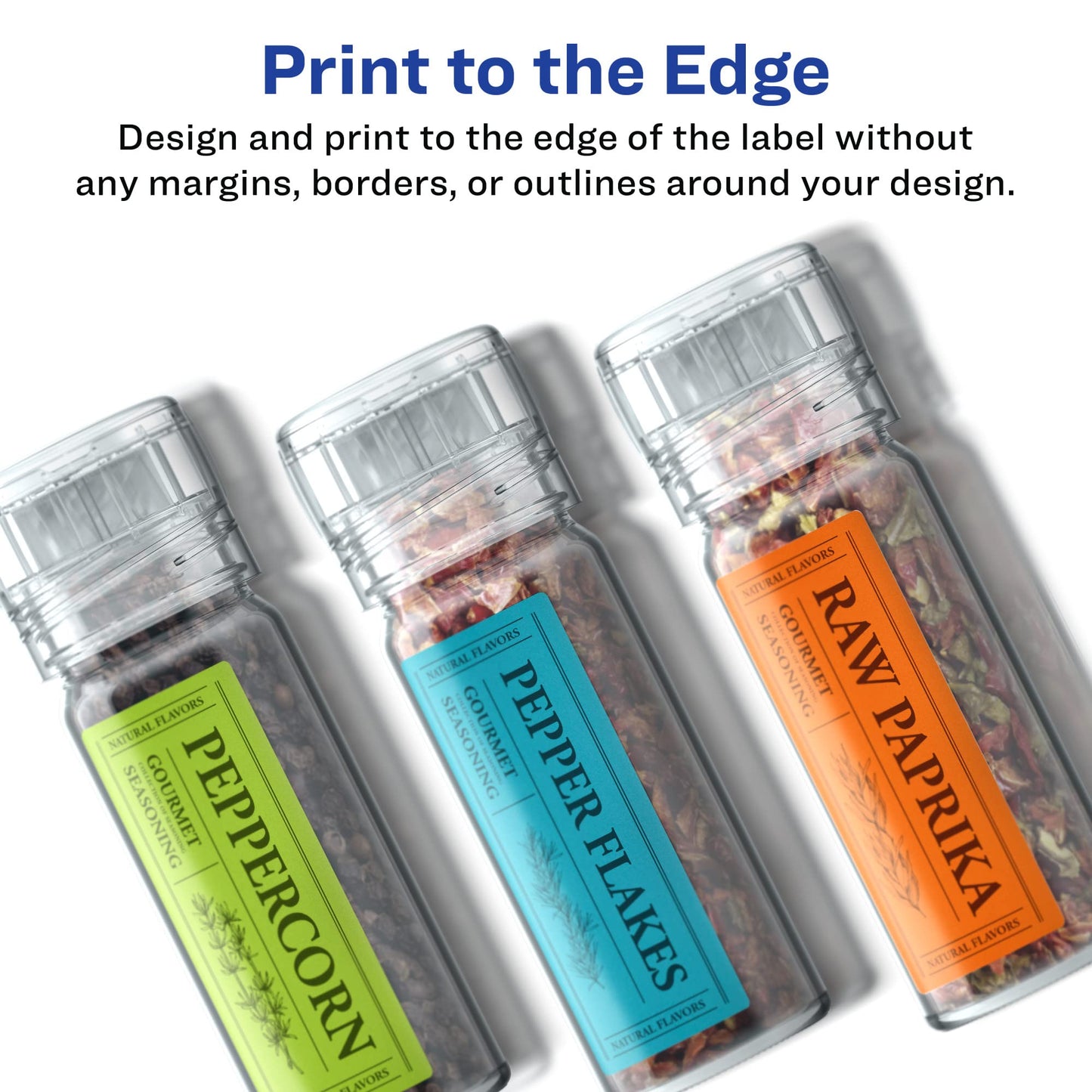 Avery Durable Waterproof Rectangle Labels with Sure Feed, 1" x 2-5/8", 1,600 Oil and Tear-Resistant Waterproof Labels, Print-to-The-Edge, Laser/Pigment-Based Inkjet Printable Labels