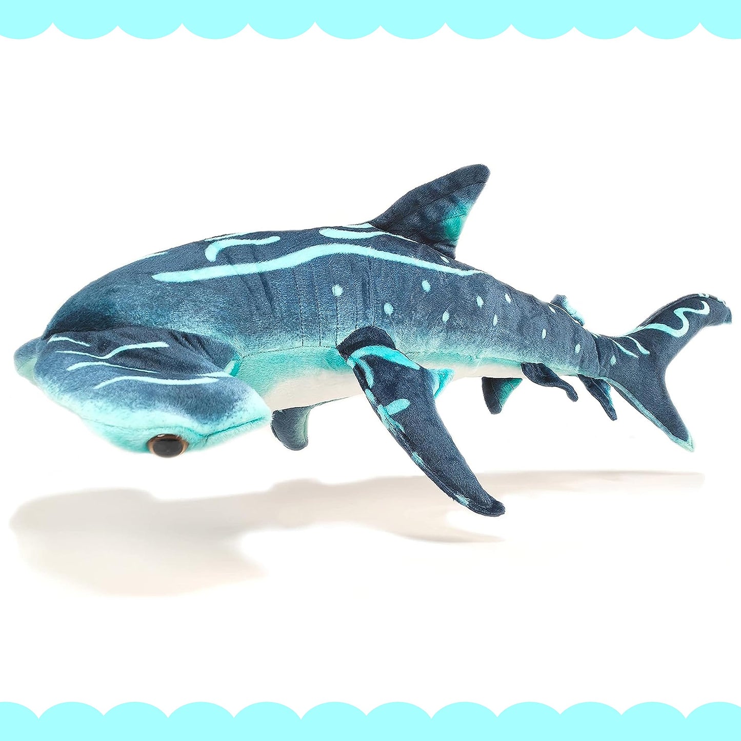 Beeyybuy 40 inch Hammerhead Shark Stuffed Animal - Giant Shark Plush Toy
