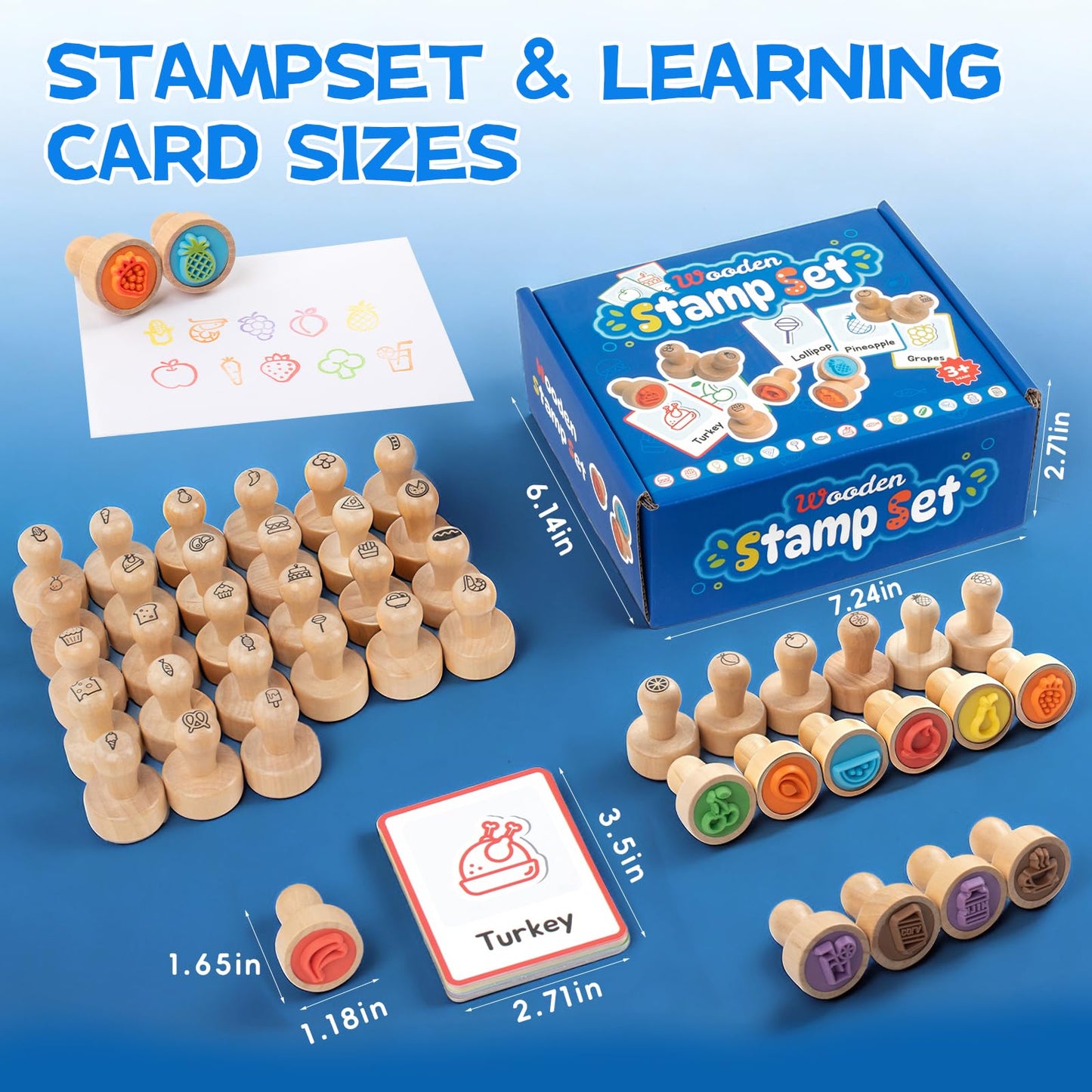 KDSFT Food Stamps Set for Kids