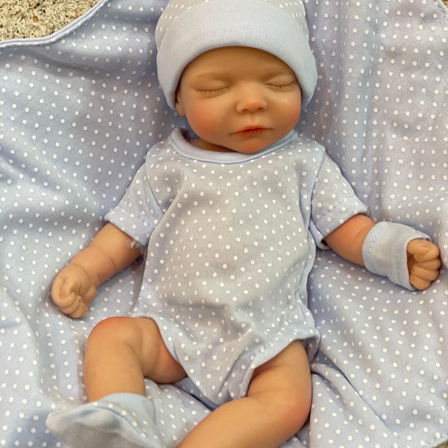 OtardDolls Silicone Baby Doll 10 Inch Full Body Soft Silicone Reborn Baby Handmade Reborn Baby Doll Mini Realistic Newborn Baby Dolls for Kids