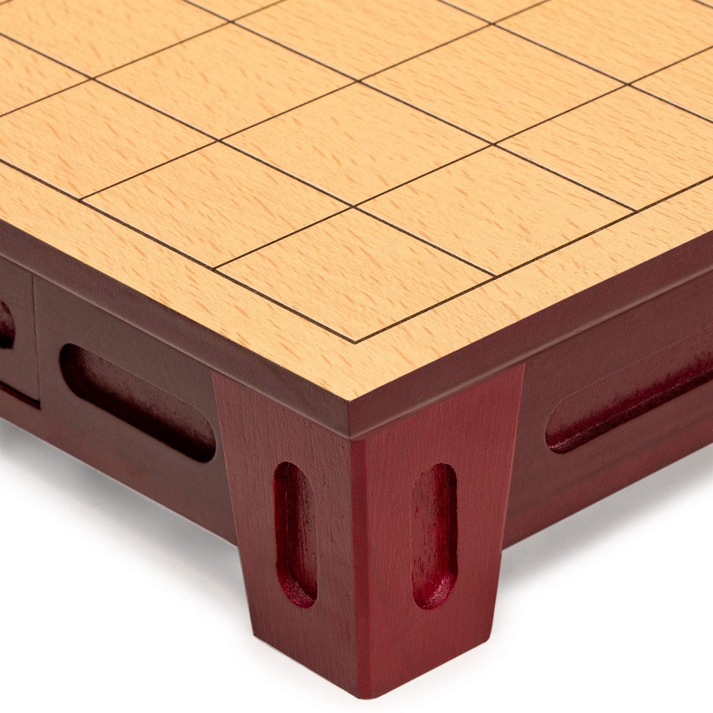 Wooden Shogi Japanese Chess Table w/Drawers and Chessmen Game Set