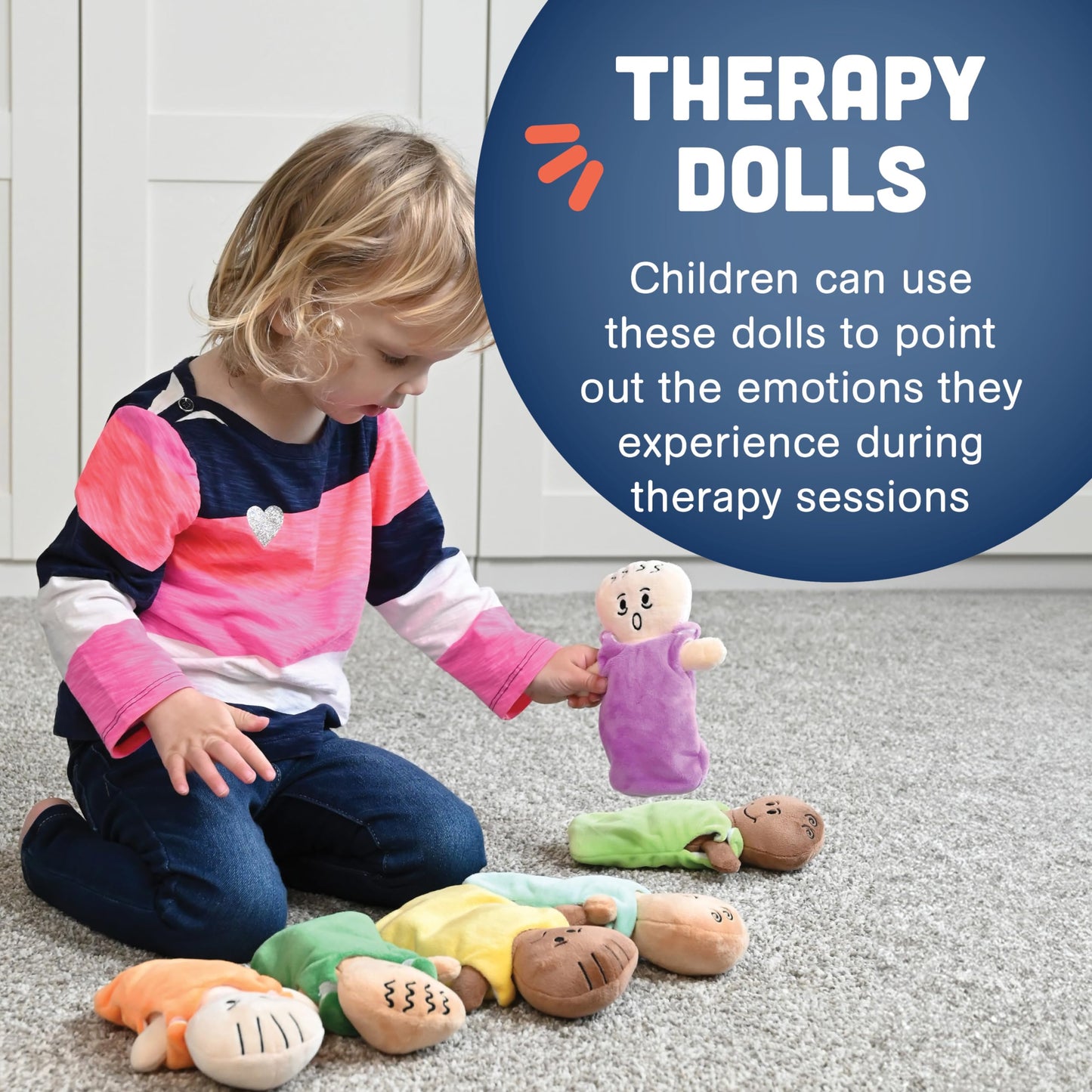 Expression Babies Set of 6 Super Soft Dolls