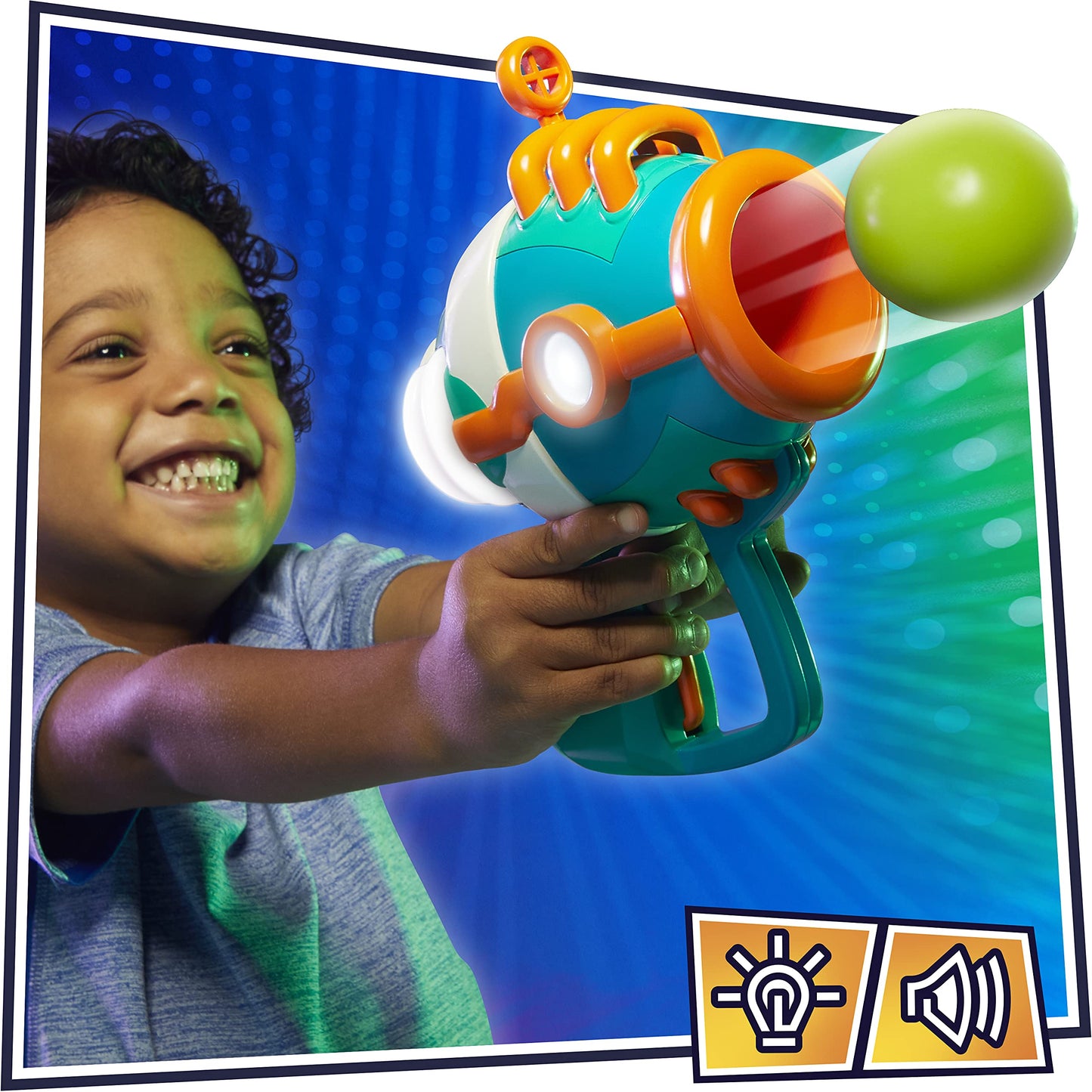PJ Masks Romeo Blaster Preschool Toy, Easy to Use Plastic Ball Launcher for Kids Ages 3 and Up