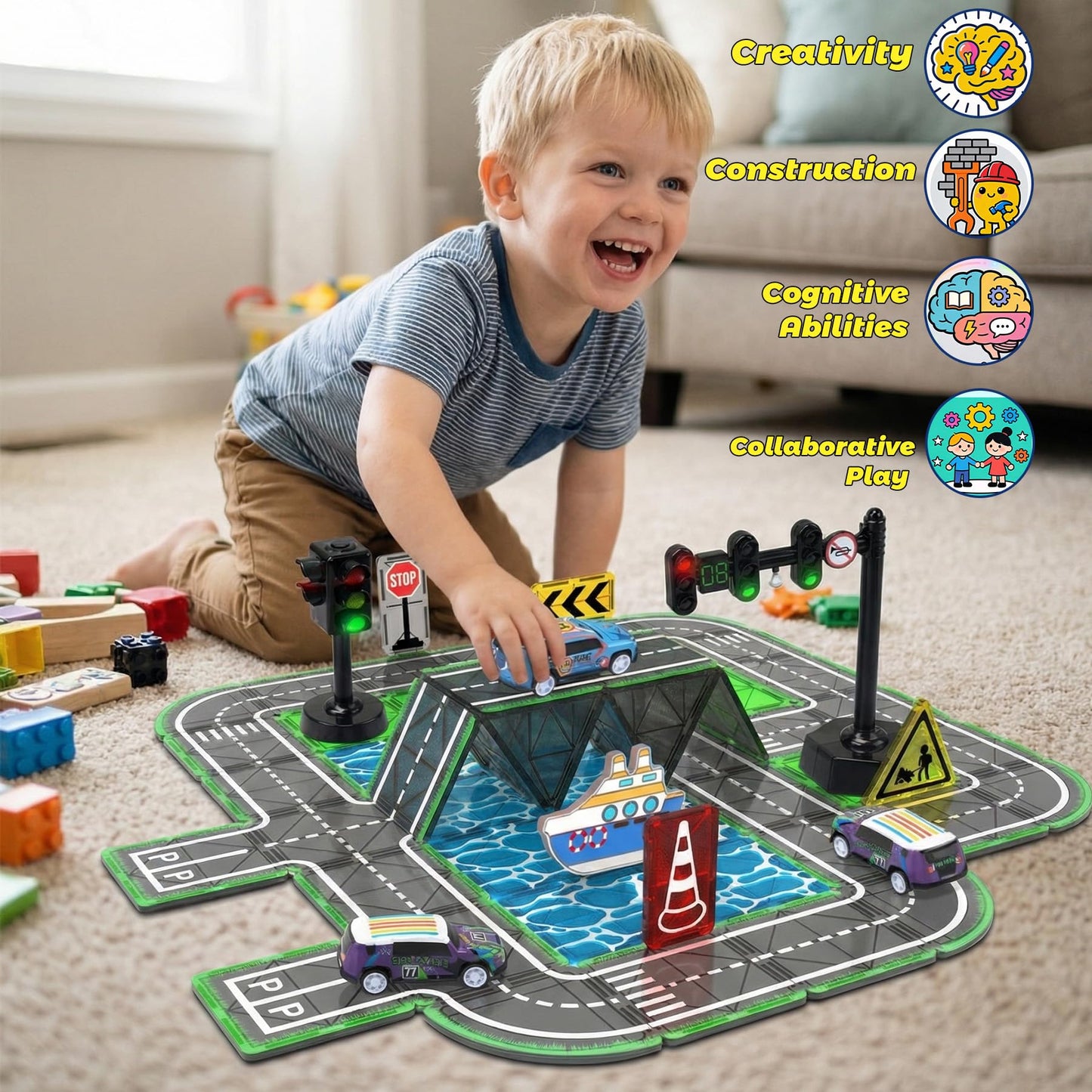 Teekdeer TE008 Magnetic Tiles