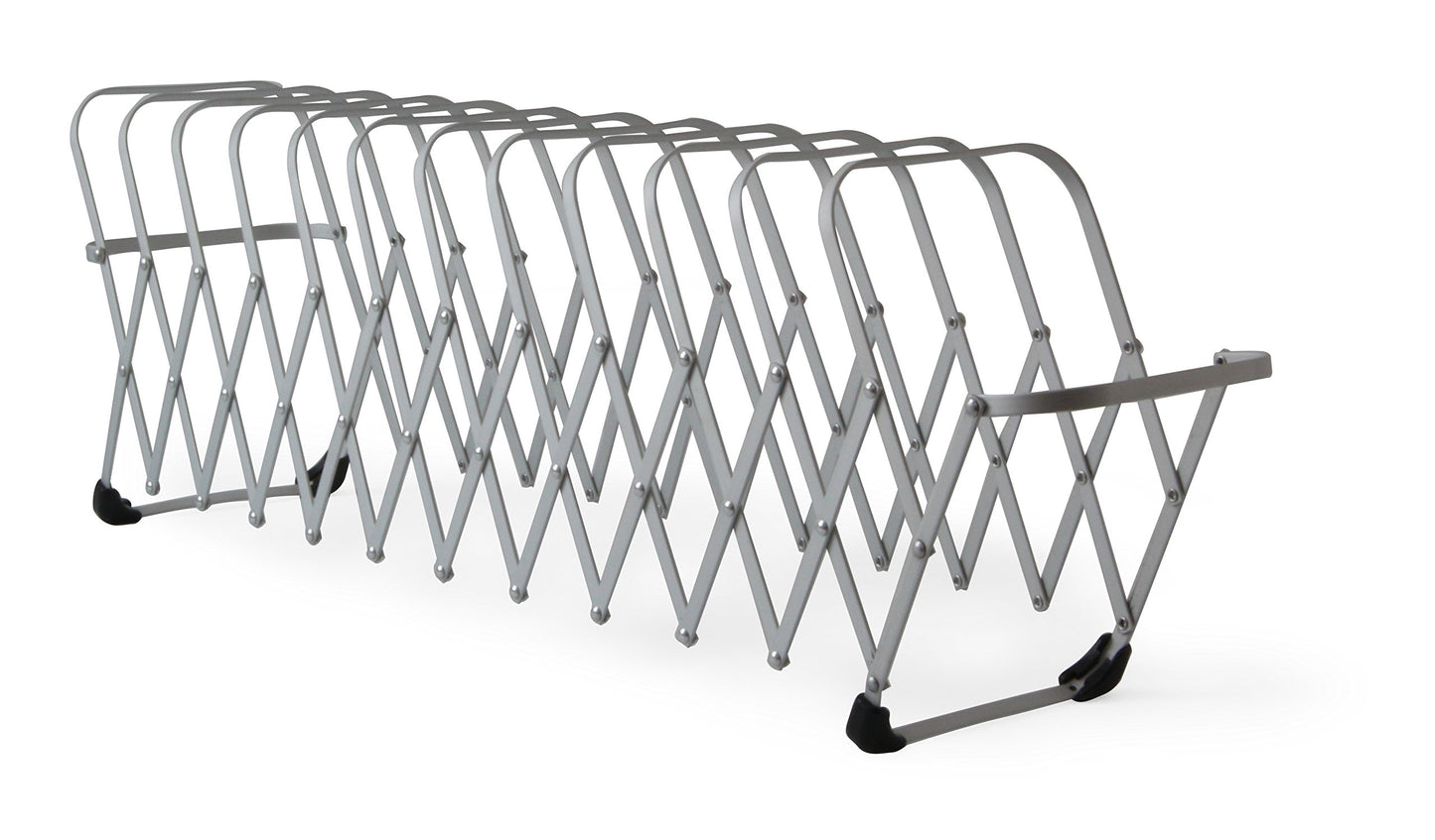 LEE 14112 Flexifile Recycled Expandable Collator/Organizer File, 12 Sections, 6d, Silver