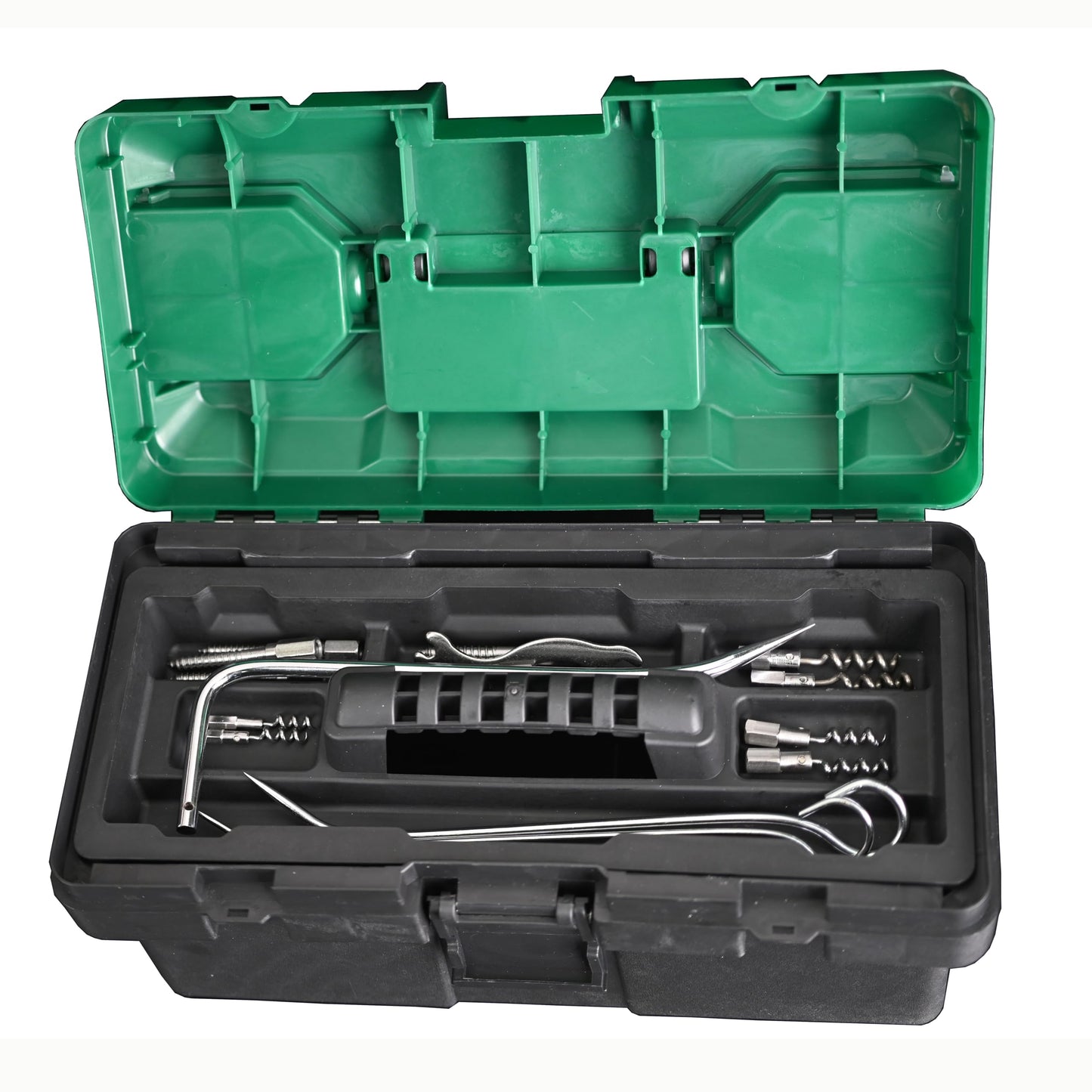 23pcs Packing Extractor Set, Steel Alloy Packing Puller Tool Set, Flexible Shaft Corkscrew Pulling Hook Set, Gland Packing Extraction Removal Kit with Toolbox