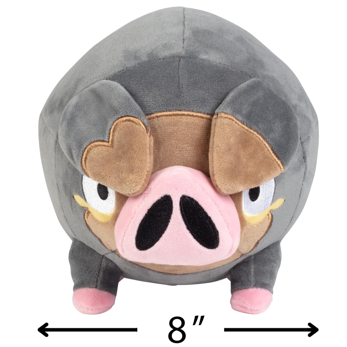 Pokemon 8" Lechonk Plush - Officially Licensed - Scarlet and Violet Figure - Authentic Quality Soft Stuffed Animal Toy - Great Gift for Kids, Boys, Girls - 2+