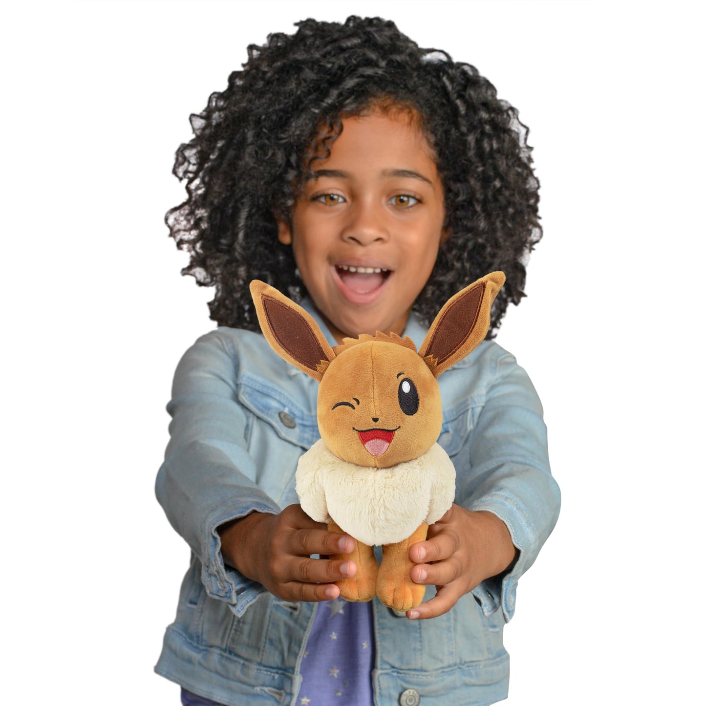 Pokemon 8" Eevee & Pikachu Plush, 2-Pack - Let's Go Starters - Officially Licensed - Authentic Soft Stuffed Animal Toy Figures - Easter Basket Stuffer Gift for Kids, Boys, Girls - 2+