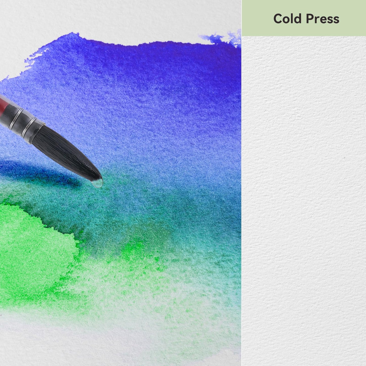 LIGHTWISH Watercolor Paper Bulk, 100% Cotton Cold Press 600gsm, 2 Pack, Total 24 Sheets A5 hole-punched Replaceable Paper for Artists, Adults,Students,5.5 * 8.2 Inches