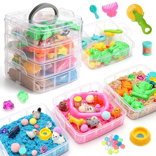 Dqoetort Stackable Sensory Bin