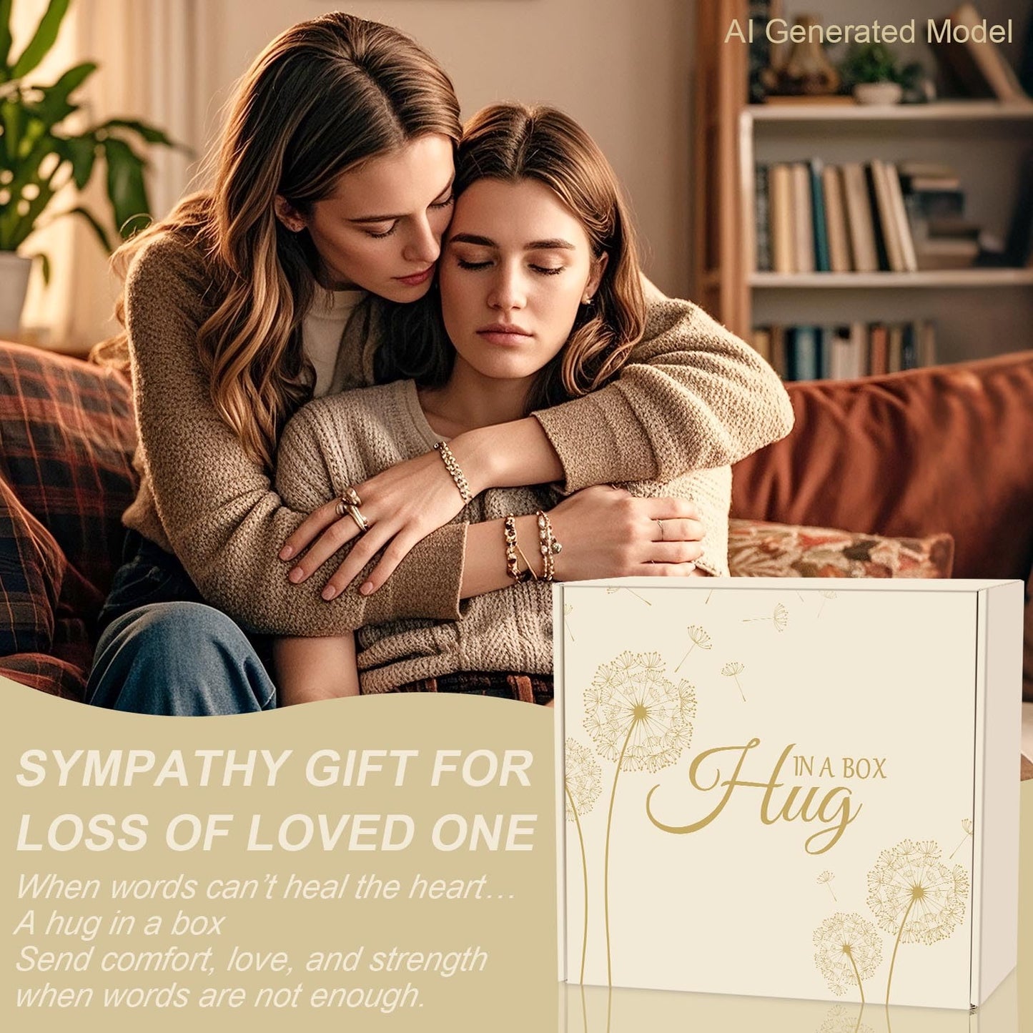 Sympathy Gift Baskets Sympathy Gifts for Loss of Loved One Mother Father Husband Mom Dad, Memorial Condolences Grief Bereavement Gift Ideas for Loss, Miscarriage Gifts for Mothers Women Care Package