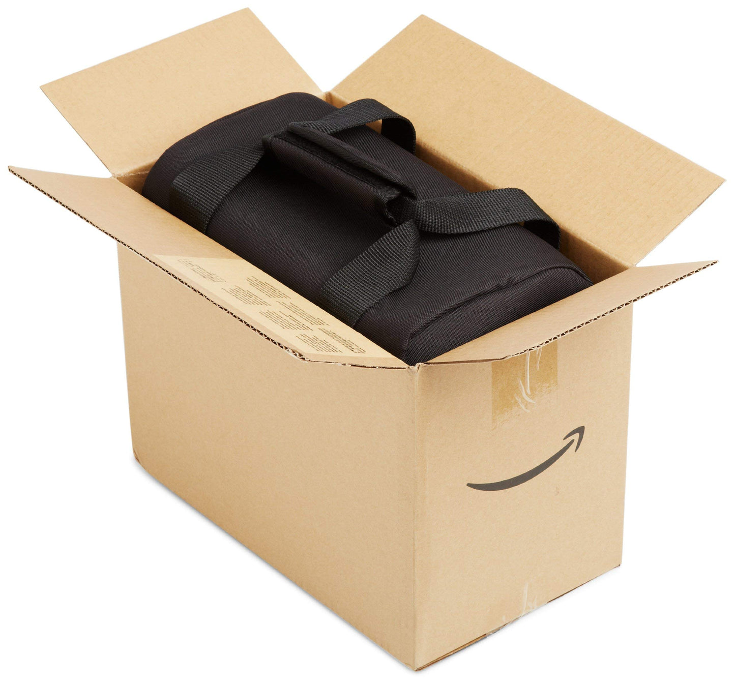 Amazon Basics Large DSLR Gadget Bag, Black with Grey Interior
