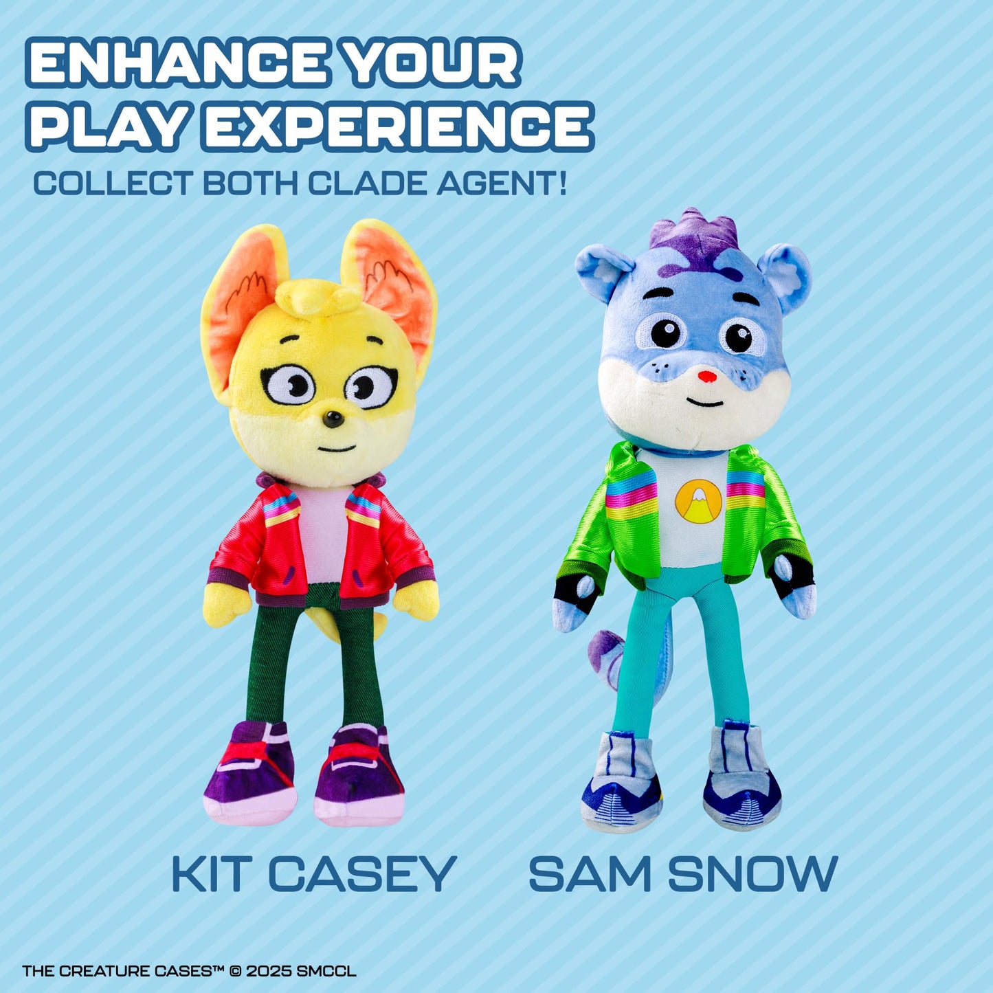 The Creature Cases 12-Inch Huggable Plush – Kit Casey Soft Cuddle Toy with Embroidered Details, Premium Fabric, and Collectible Design by PMI Toys (Sam Snow)