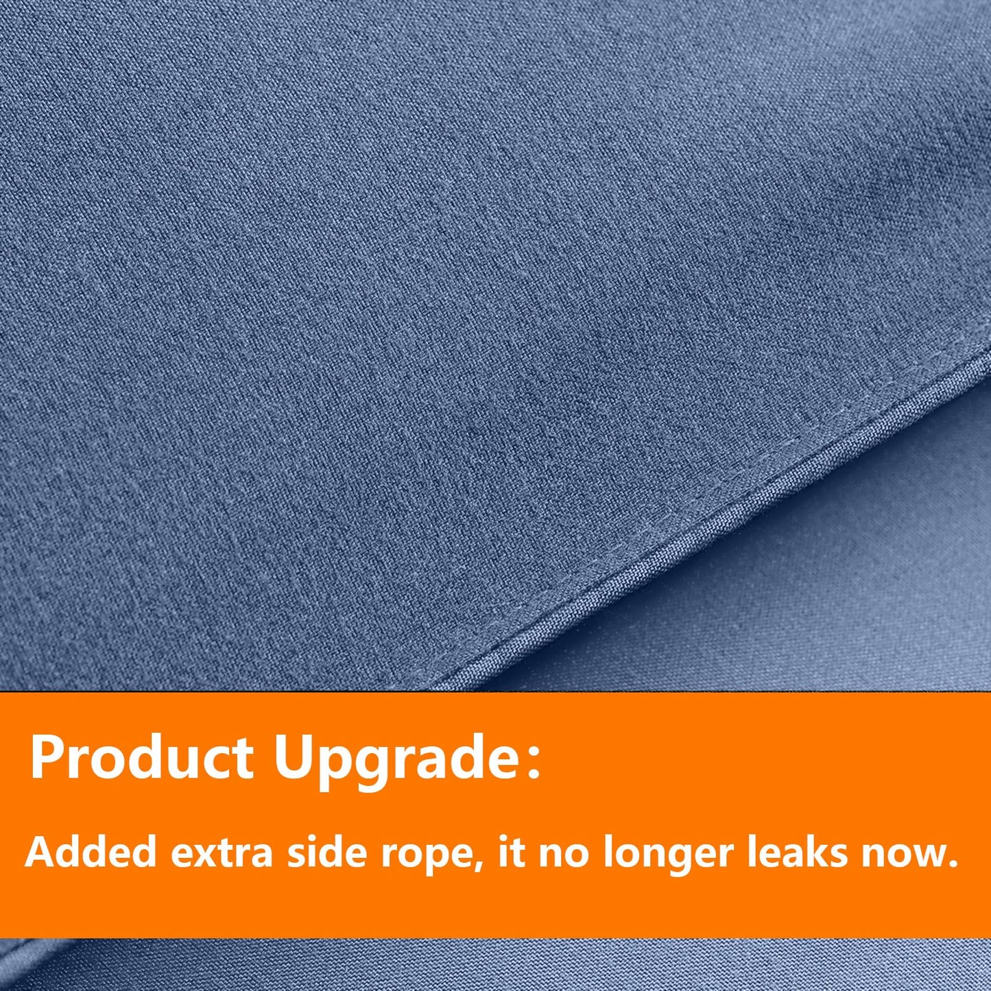 TAIMIT Slate Blue Twin Size Comforter Set - 5 Pieces, Bed in a Bag Bedding Sets with All Season Soft Quilted Warm Fluffy Reversible Comforter,Flat Sheet,Fitted Sheet,1 Pillow Shams,1 Pillowcases