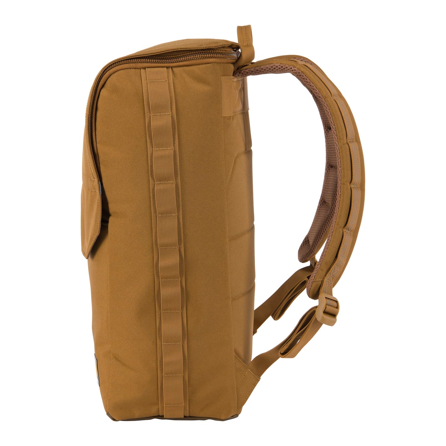 Carhartt 21L Top-Load Backpack, Water Resistant Coated Canvas Base with Laptop Sleeve, Brown, One Size