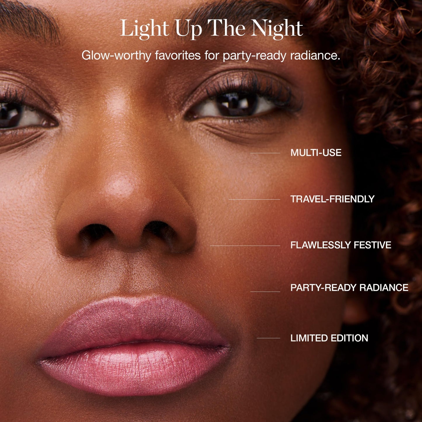 Ogee Cheers to Glow Limited-Edition Set - Sculpted Face Stick in Copper, Tinted Sculpted Lip Oil in Rosalia, and Beyond Clean Volumizing Mascara