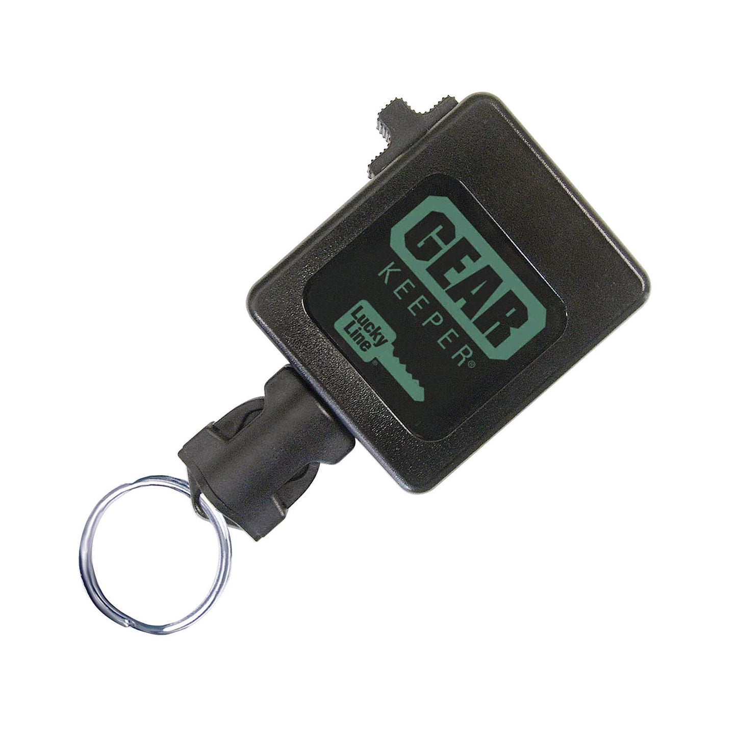 Lucky Line HIGH Force Gear Keeper, Industrial Strength Key Retractor with 42" Kevlar Cord, Clip-On, 1 per Pack (47301), Black, HIGH Force - Holds 15-28 Keys or 12 oz