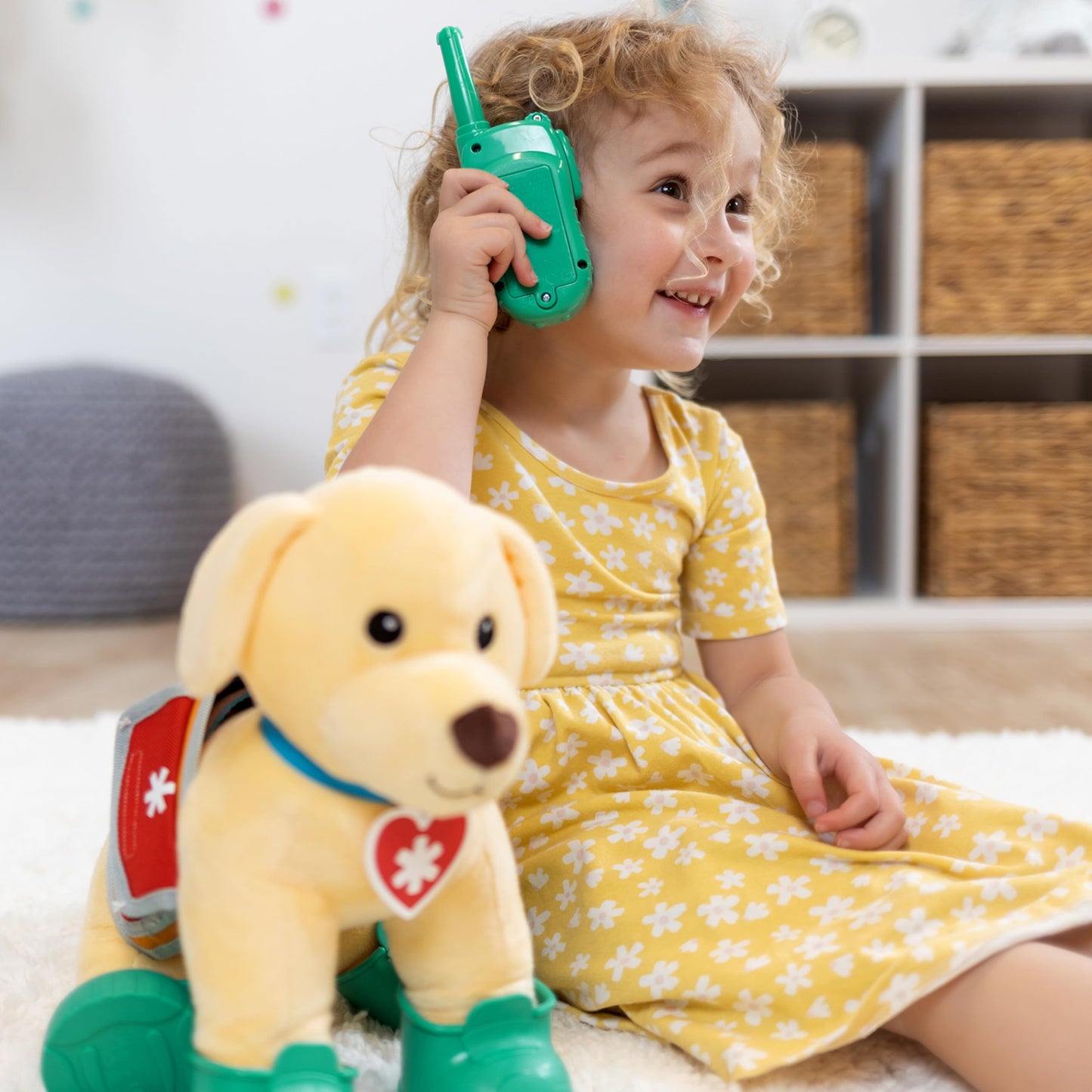 Melissa & Doug Let’s Explore™ Ranger Dog Plush with Search and Rescue GearSearch and Rescue Dog Stuffed Animal for Kids Ages 3+