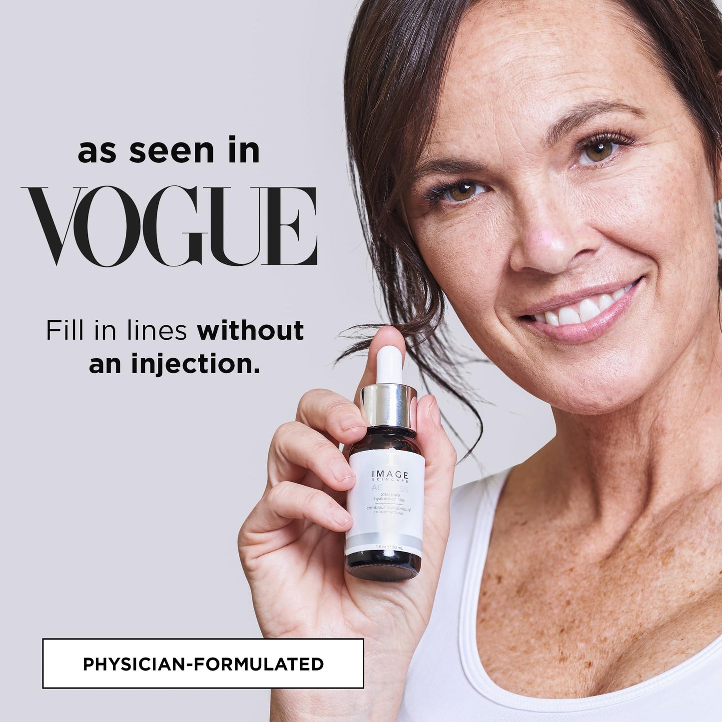 IMAGE Skincare, AGELESS Total Pure Hyaluronic 6 Filler, Facial Hydration Serum, Fill in Look of Fine Lines and Smooth Appearance of Wrinkles, 1 fl oz