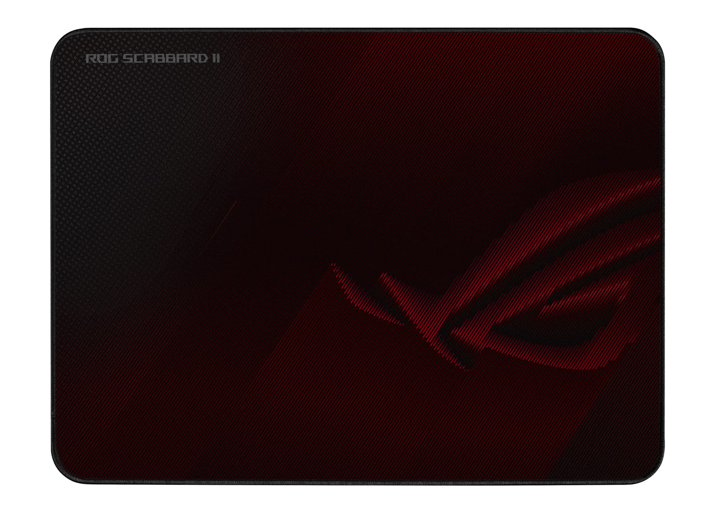 ASUS ROG Scabbard II Gaming Mouse Pad – 14.2” x 10.2” (Medium Size), Smooth Glide Surface, Water/Oil/Dust-Resistant, Anti-Fray Edges, Non-Slip Base - Black