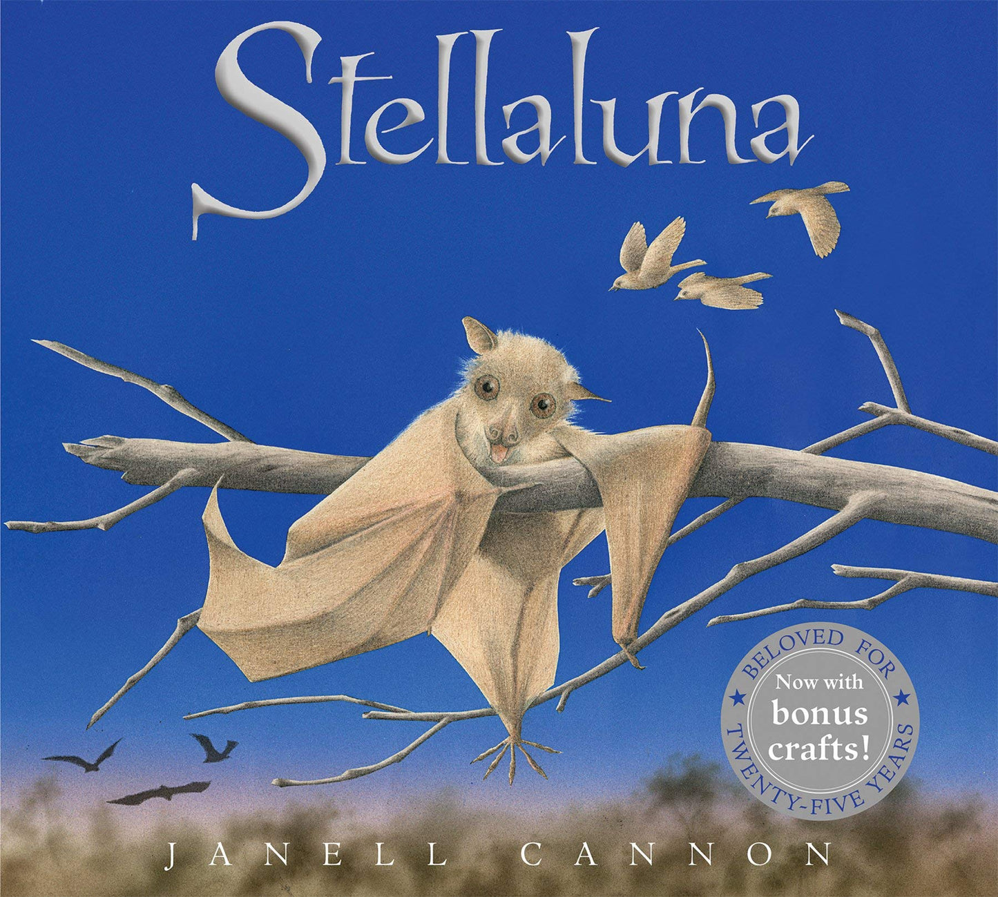 Stellaluna Special Edition Hardcover by Janell Cannon , Stellaluna Plush Doll , Activity Booklet, Downloadable Crafts with Activity Kit and Create a Bat Artwork Gift Set