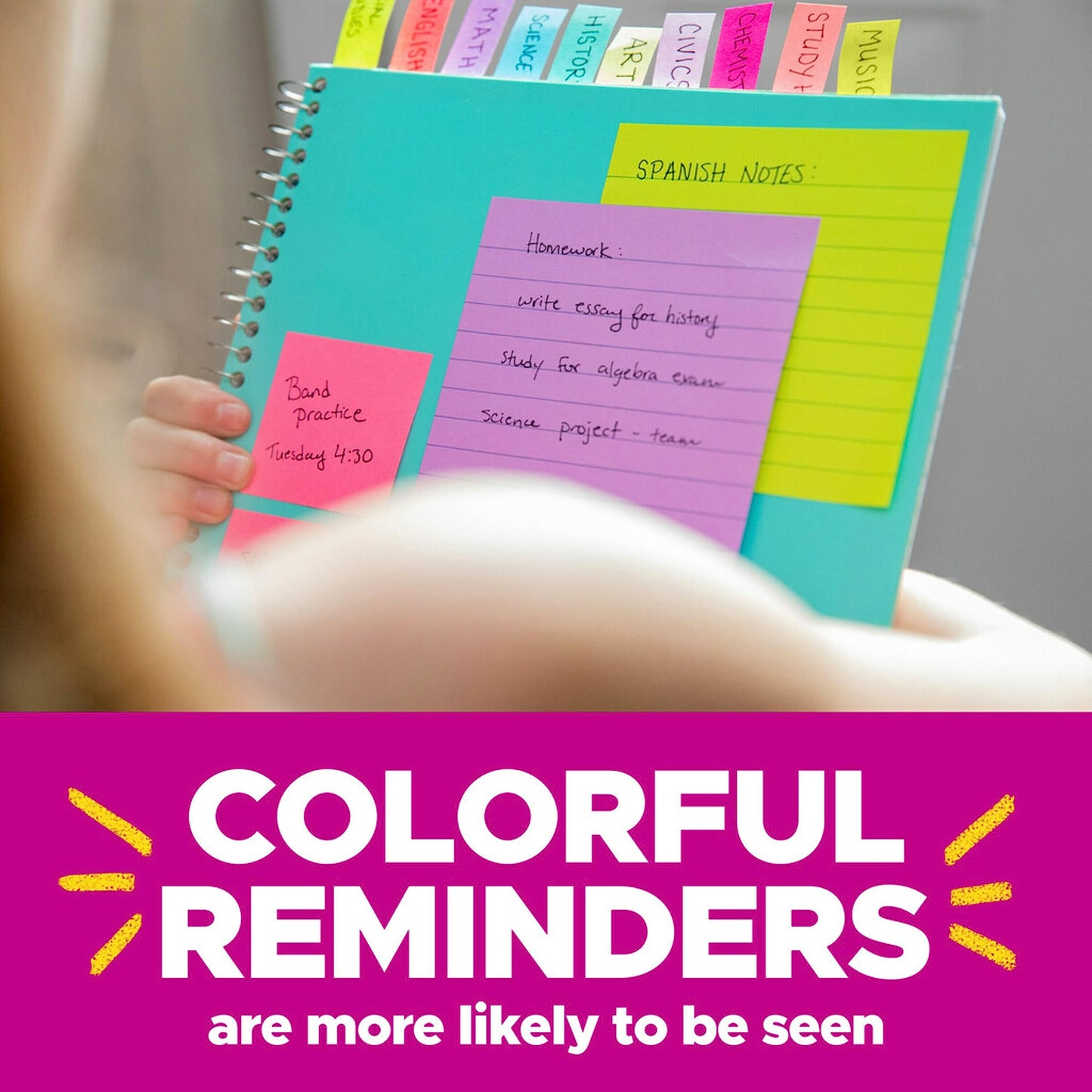 Post-it Mini Notes, 1 3/8 x 1 7/8 in, 24 Pads, America's #1 Favorite Sticky Notes, Poptimistic Post-it Notes, Power Pink, Aqua Blue, Vital Orange, Neon Green, Guava Pink (3 Pack)
