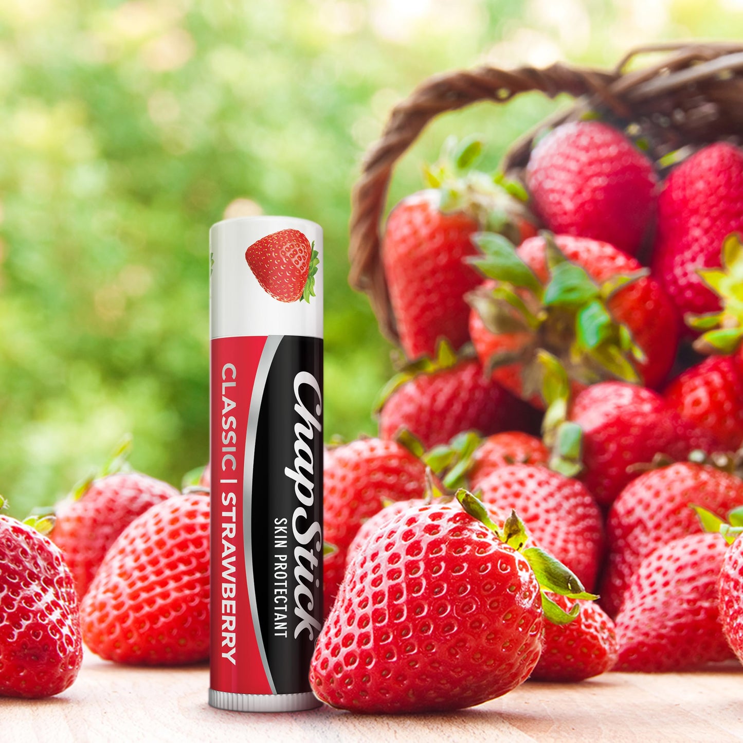 ChapStick Lip Moisturizer, Classic Strawberry 3-Packs (12 Sets/36 Tubes) – Bulk Lip Balm, Fruity & Sweet, 0.15 Oz Ea
