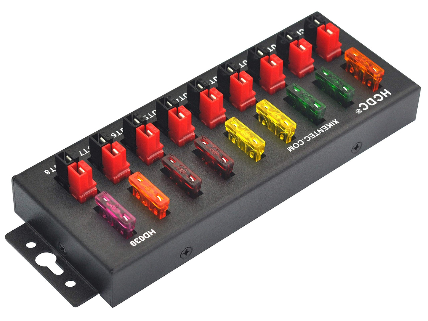 HCDC 1 in 8 Out 40Amp Connector Power Splitter Distributor Source Strip Module