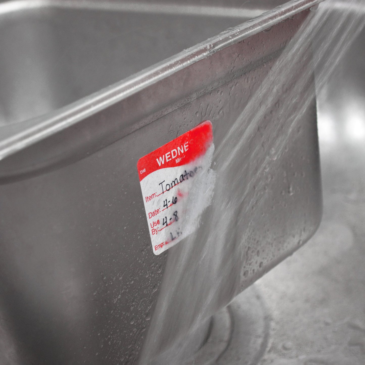DayMark Day of the Week 2" Square Dissolvable Labels, Monday-Sunday, Label Dispenser Included (1,750 labels)