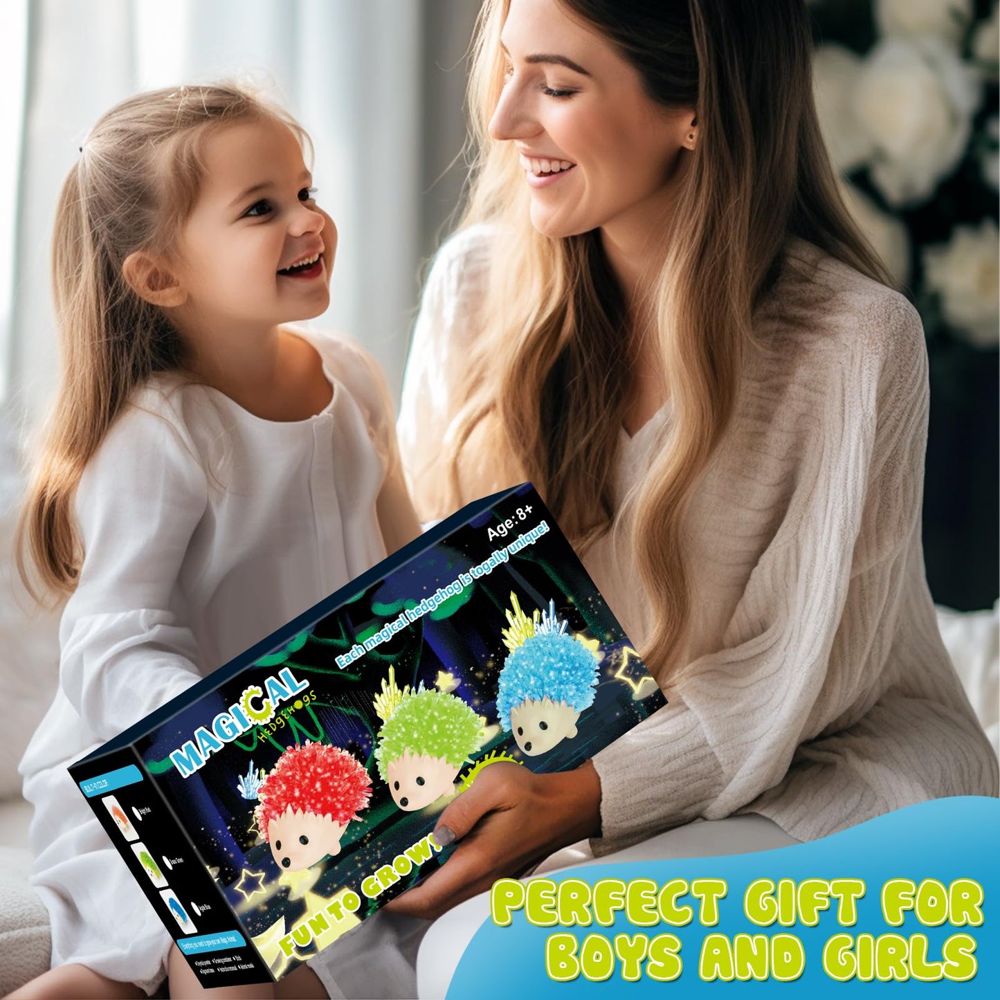 sdaymol Glass Grow Kits, Science Kits for Children from 8-12 Years, DIY Science Experiments, Lab Learning and Educational Toys, STEM Projects, Toy Gifts
