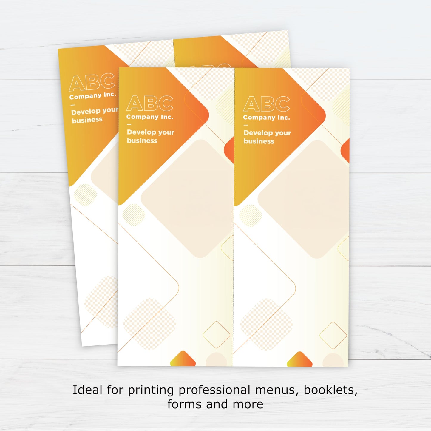PrintWorks Professional 4 1/4" Vertical Perforated Paper 8.5" x 11" - Perfect For Menus & Booklets - Made in the USA - 500 Sheets - 20 lb - Printer Compatible - White (04339)