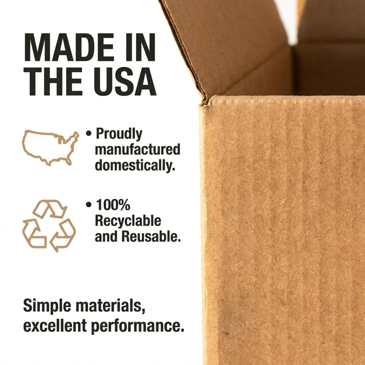 BOX USA Shipping Boxes Medium 12"L x 10"W x 8"H 25-Pack - Corrugated Cardboard Box for Moving, Mailing, Packing, Packaging and Storage
