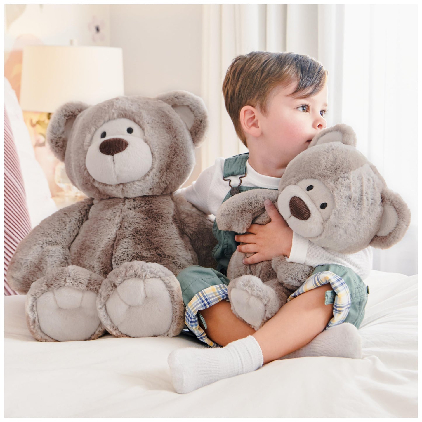 GUND Mukki Teddy Bear, Premium Stuffed Animal for Ages 1 and Up, Brown/Cream, 10"