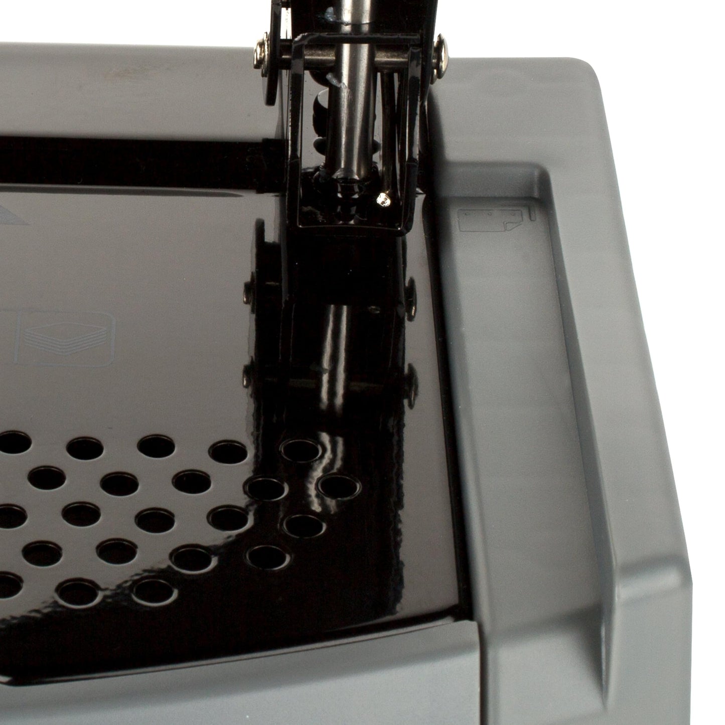Swingline 3 Hole Punch, 45 Sheet Capacity Three Hole Puncher 3 Ring, Paper Punch, SmartTouch Low Effort, Black & Silver (74136)
