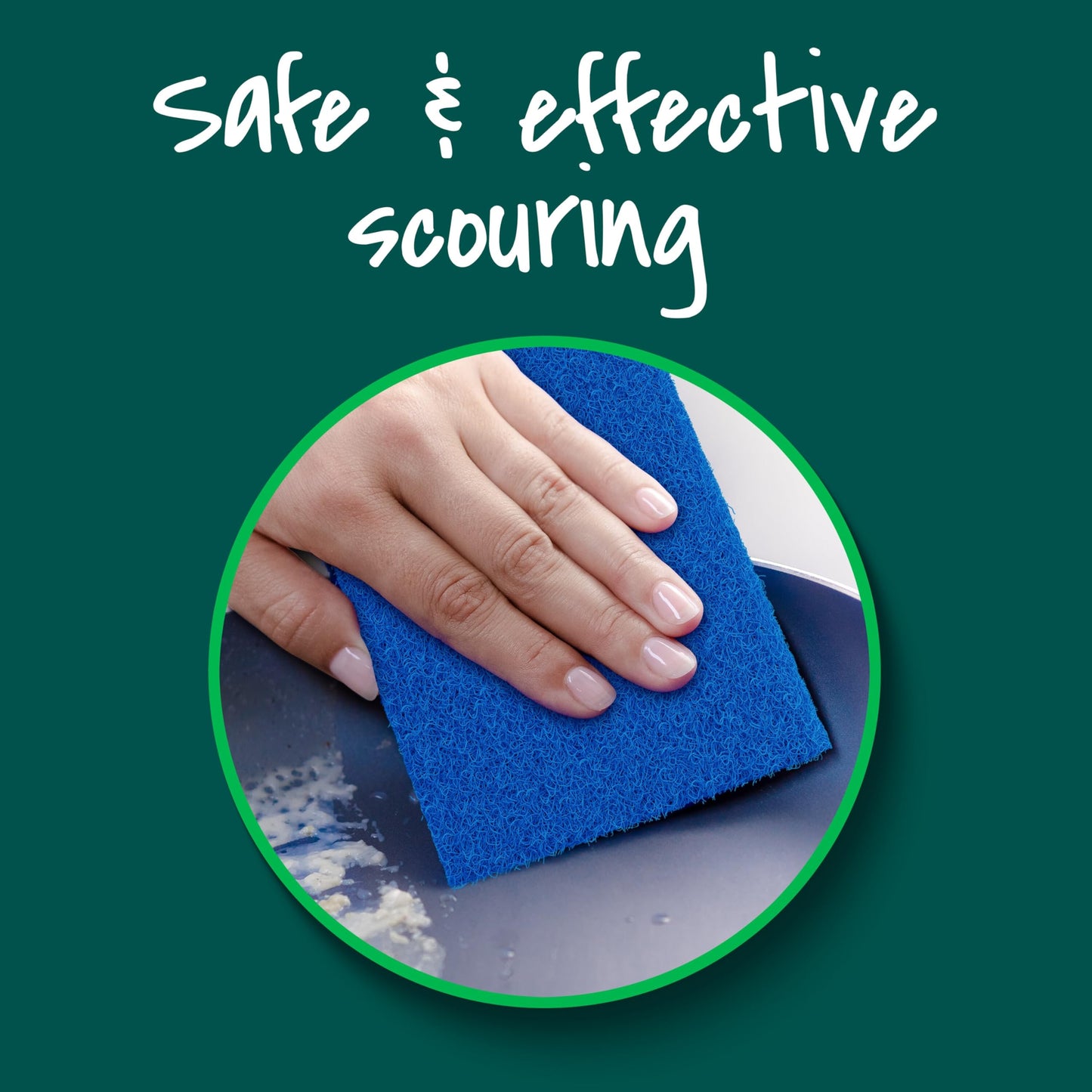 Scotch-Brite Non-Scratch Scour Pads, Scouring Pads for Kitchen and Dish Cleaning, 30 Pads