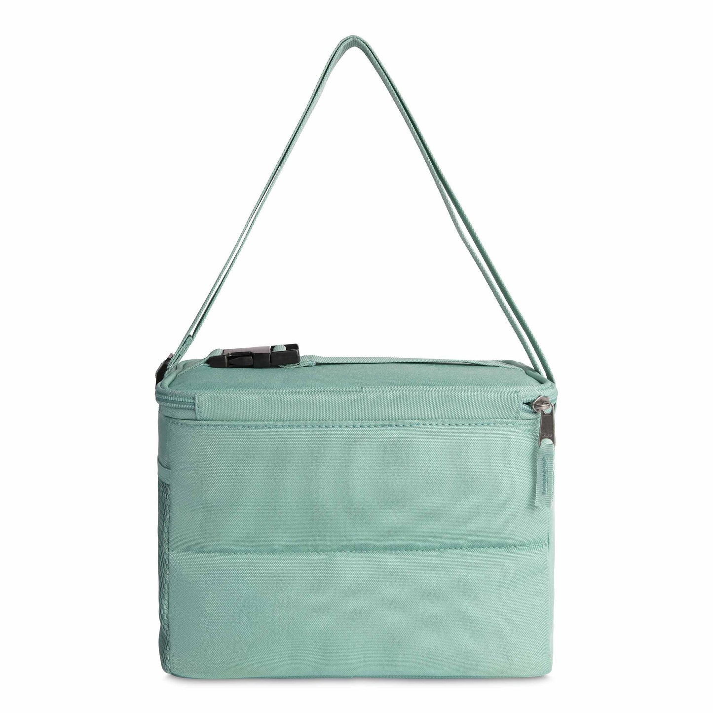 PackIt Freezable Essential Lunch Cooler, Sage, Built with EcoFreeze Technology, Fully Freezable, Collapsible, Reusable, With Adjustable Crossbody Strap, Top Clip Handle, Designed for Fresh Office