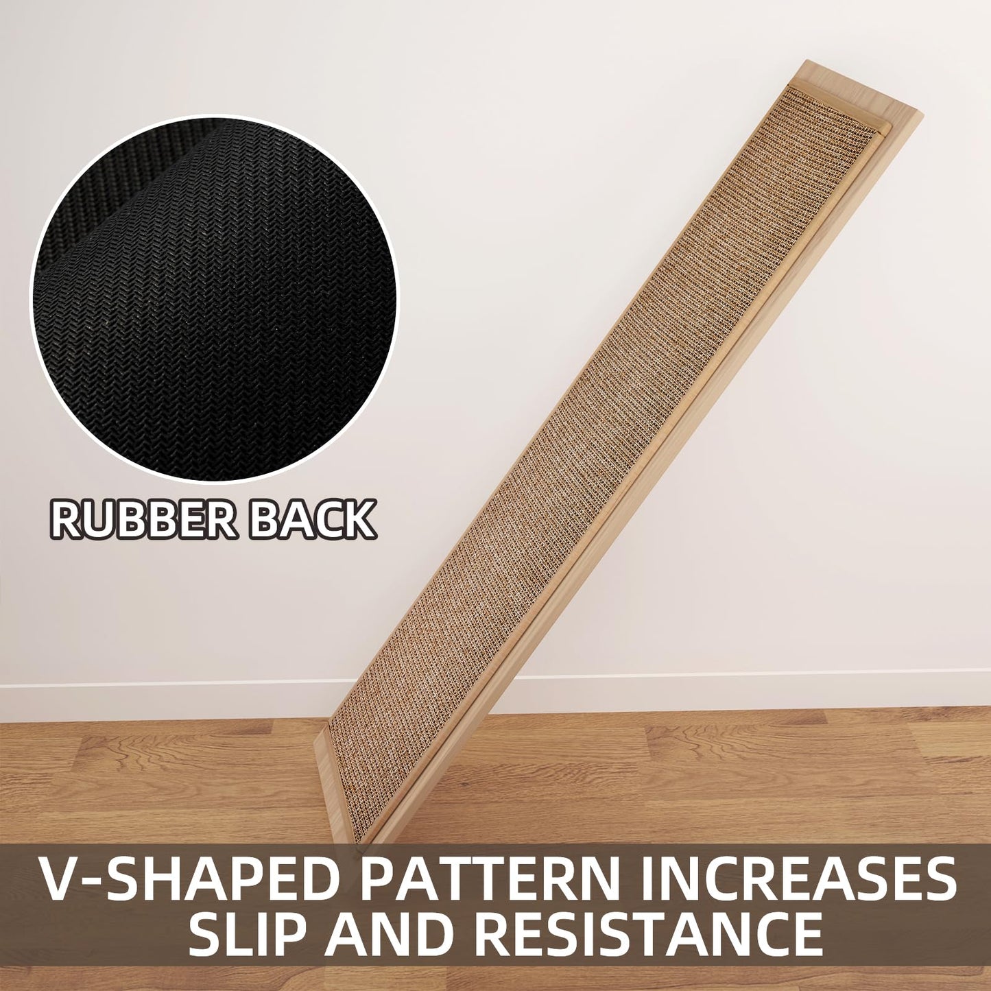 SUMLANS Kitchen Mat Set of 2 PCS, Cushioned Non Slip Rugs for Kitchen Floor, Absorbent Runner Comfort Standing Mats Washable for Kitchen, Office, Home,(Brown, 17.3"x47"+17.3"x71")