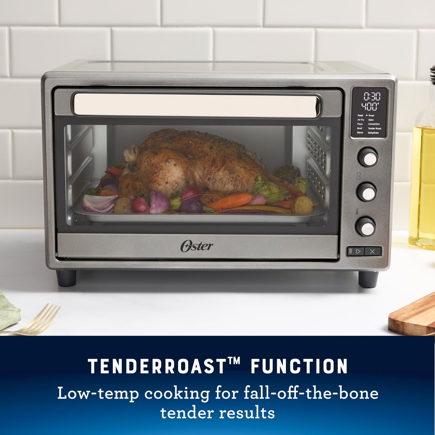 Oster 10 Function Air Fryer Oven Toaster Oven Countertop