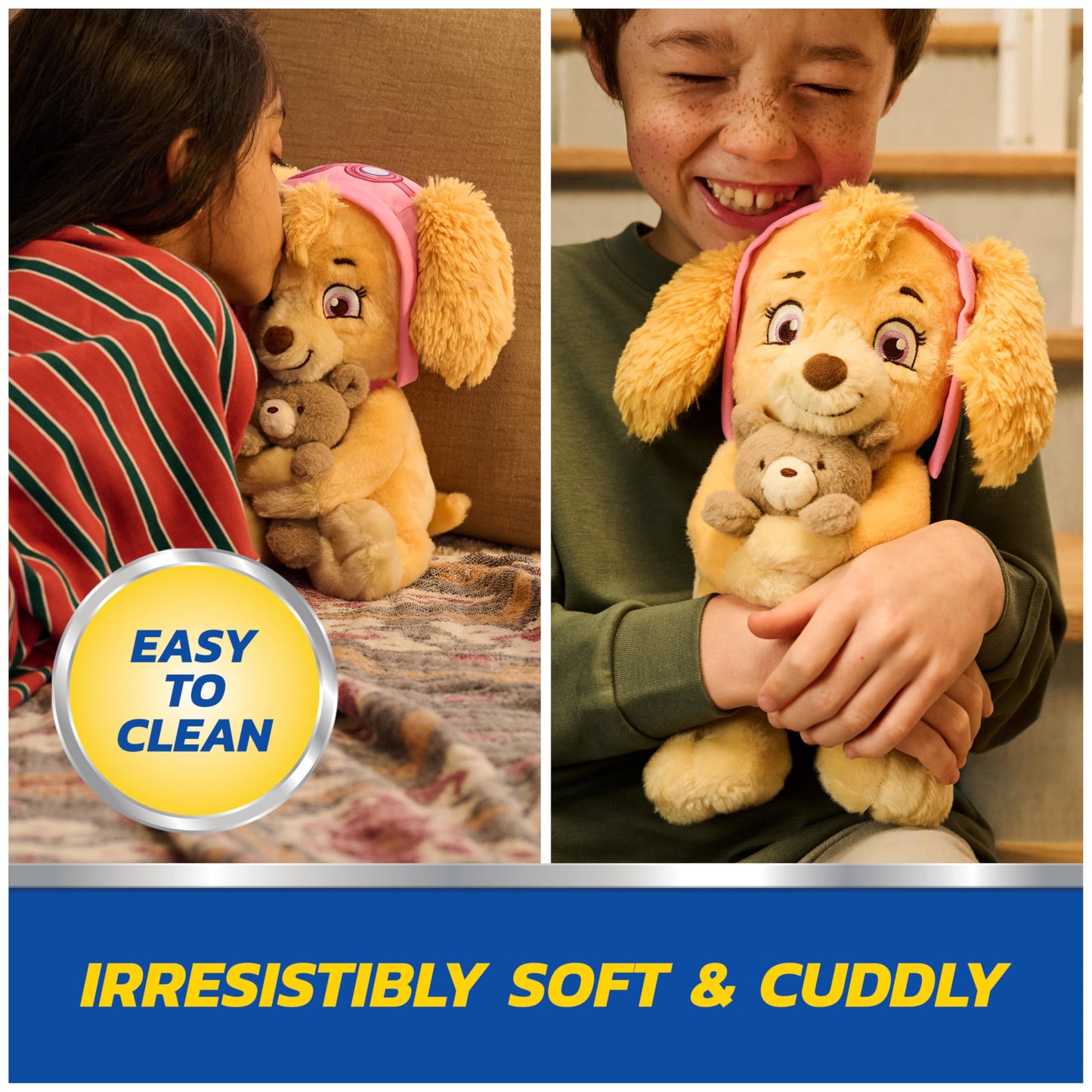 GUND PAW Patrol Skye with Kai Teddy Bear, Official Skye Plush Toy, Dog Stuffed Animal for Ages 1 and Up, 9.5”