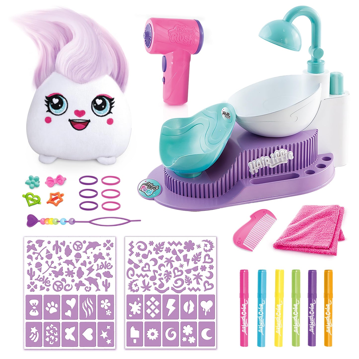 Canal Toys Airbrush Plush Hair’iffic Hair Salon