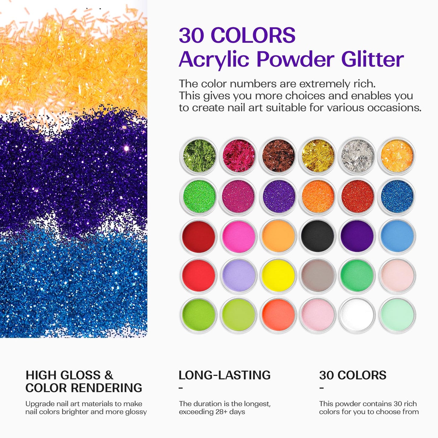 Acrylic Nail Kit for Beginners with Everything: Professional Nail Kit Acrylic Set with Drill and Acrylic Nail Powder Liquid Set Nail Decoration Supplies Manicure DIY Salon Women Christmas Gift