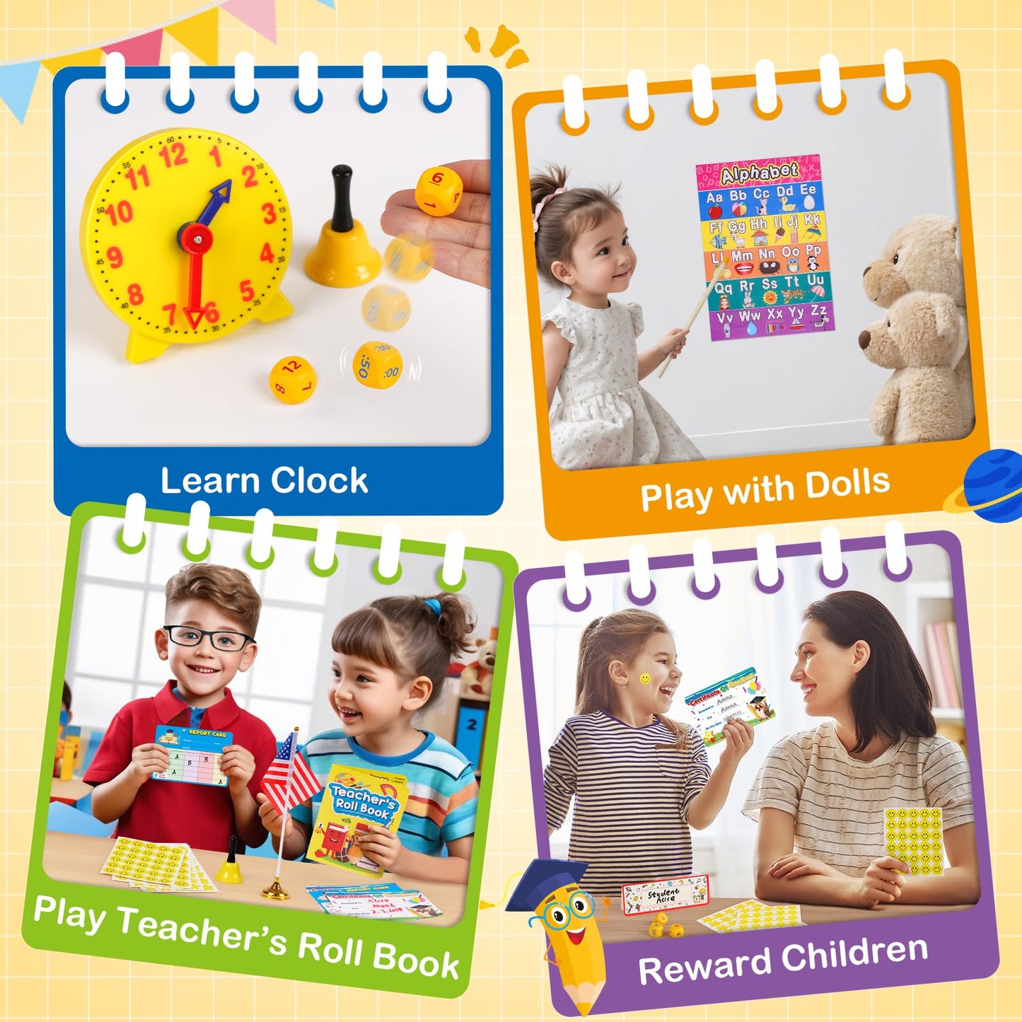 Alritz Pretend School Play Teacher Set