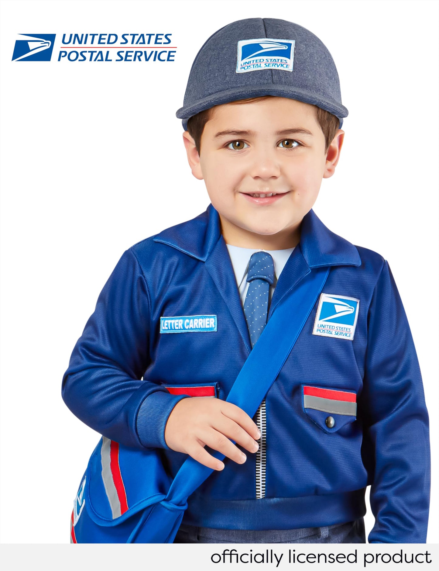 Rubies United States Postal Service: USPS Letter Carrier Costume for Toddlers, Unisex 4T