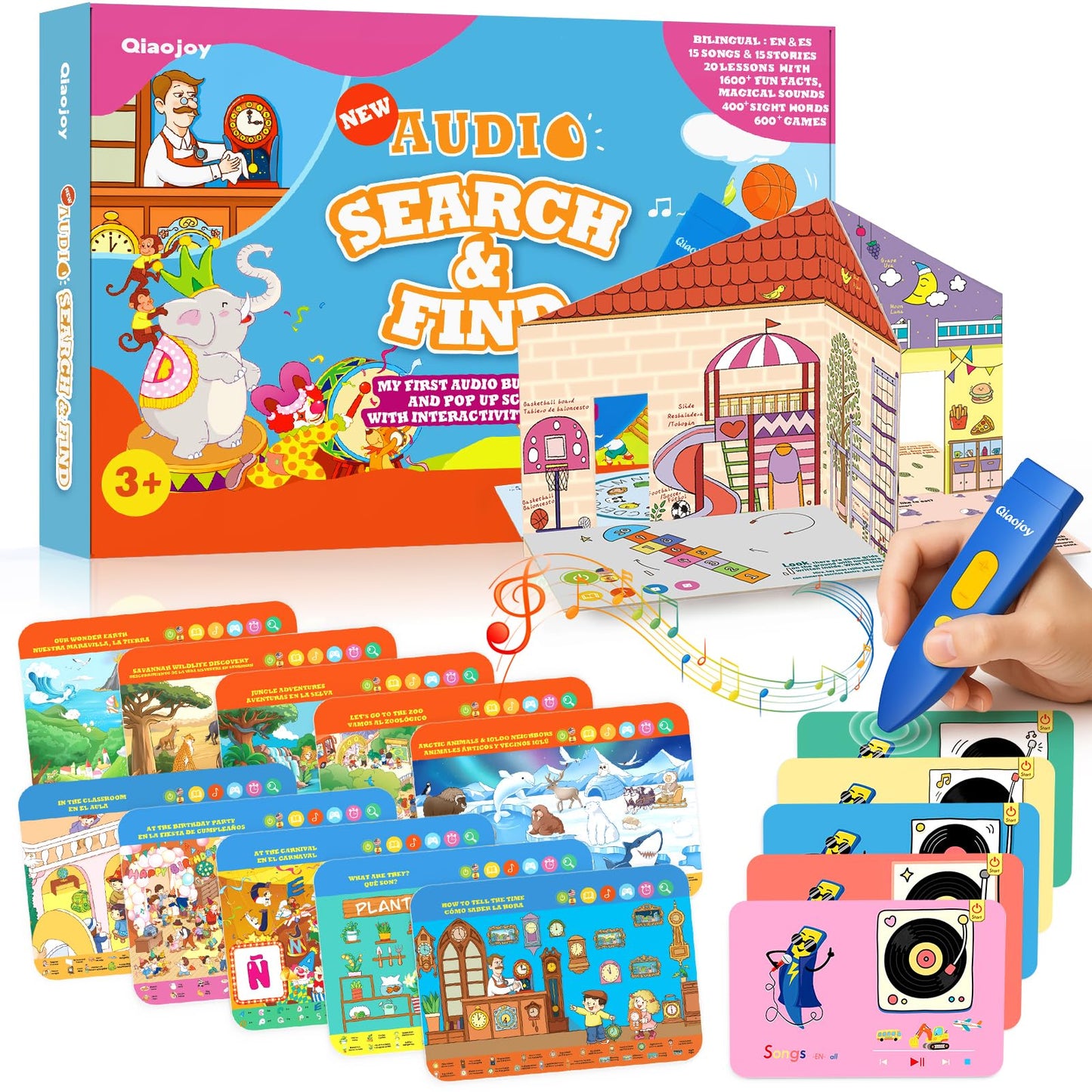 Qiaojoy Search and Find Book for Kids 2
