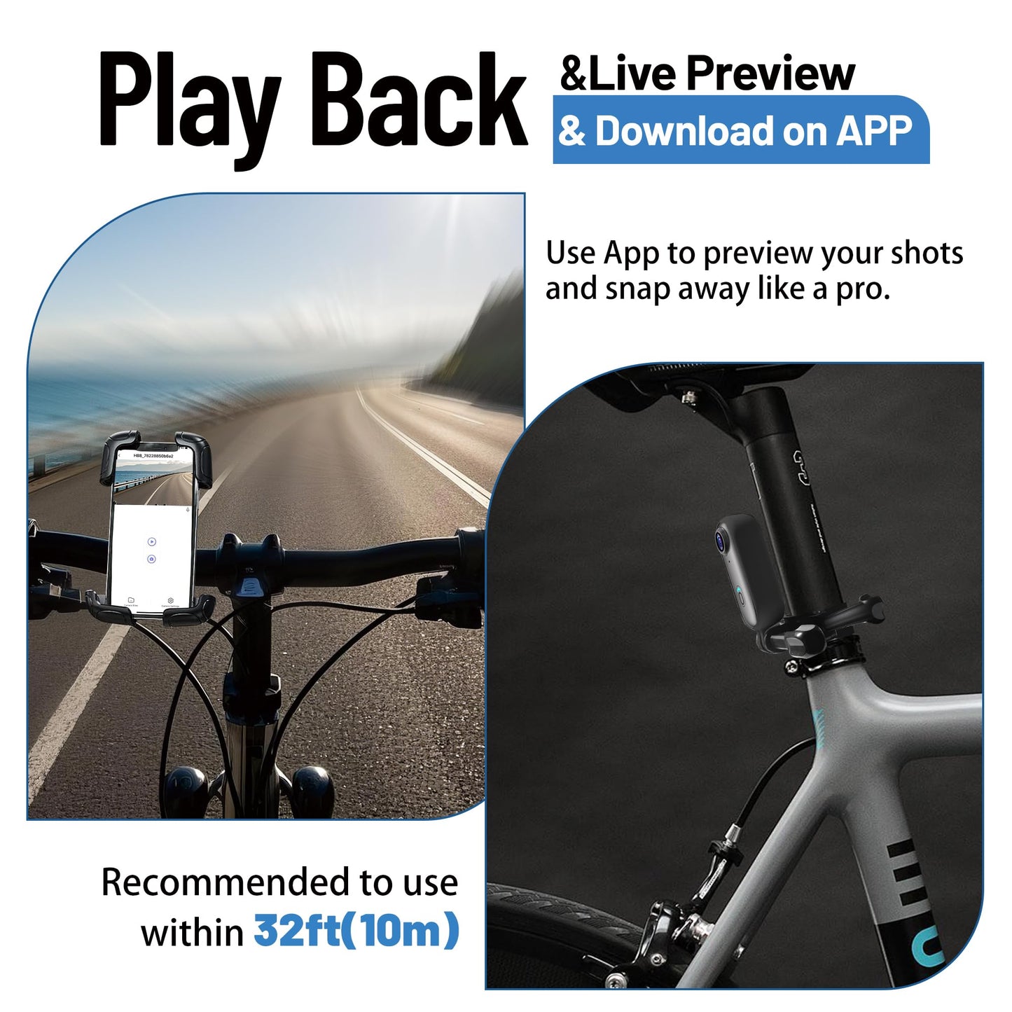4K Mini Action Camera 128GB Thumb POV Portable Body Cam Wearable Video Recorder with IPX7 Waterproof Underwater Camcorder, Helmet Mount, Magnetic Sport DV for Bike Cycling, Pet, Vlogging(Black)