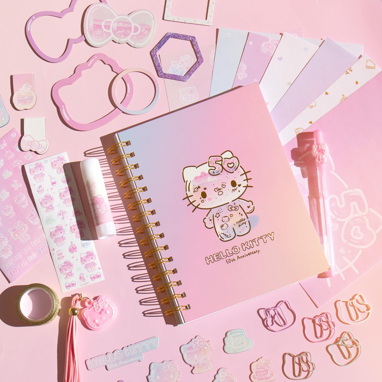 Horizon Group USA Hello Kitty 50th Anniversary DIY Journaling Set